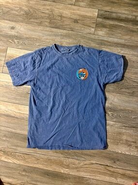 Blue Graphic Short Sleeve Tee with Grateful Dead Hawaii Logo